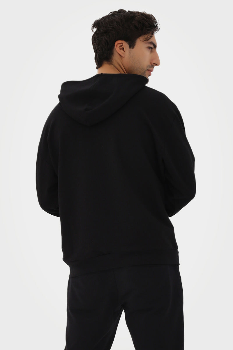 Organic Bamboo Men Oversized Zip Up Hoodie