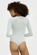 Organic Bamboo Women's Long Sleeve Crewneck Bodysuit