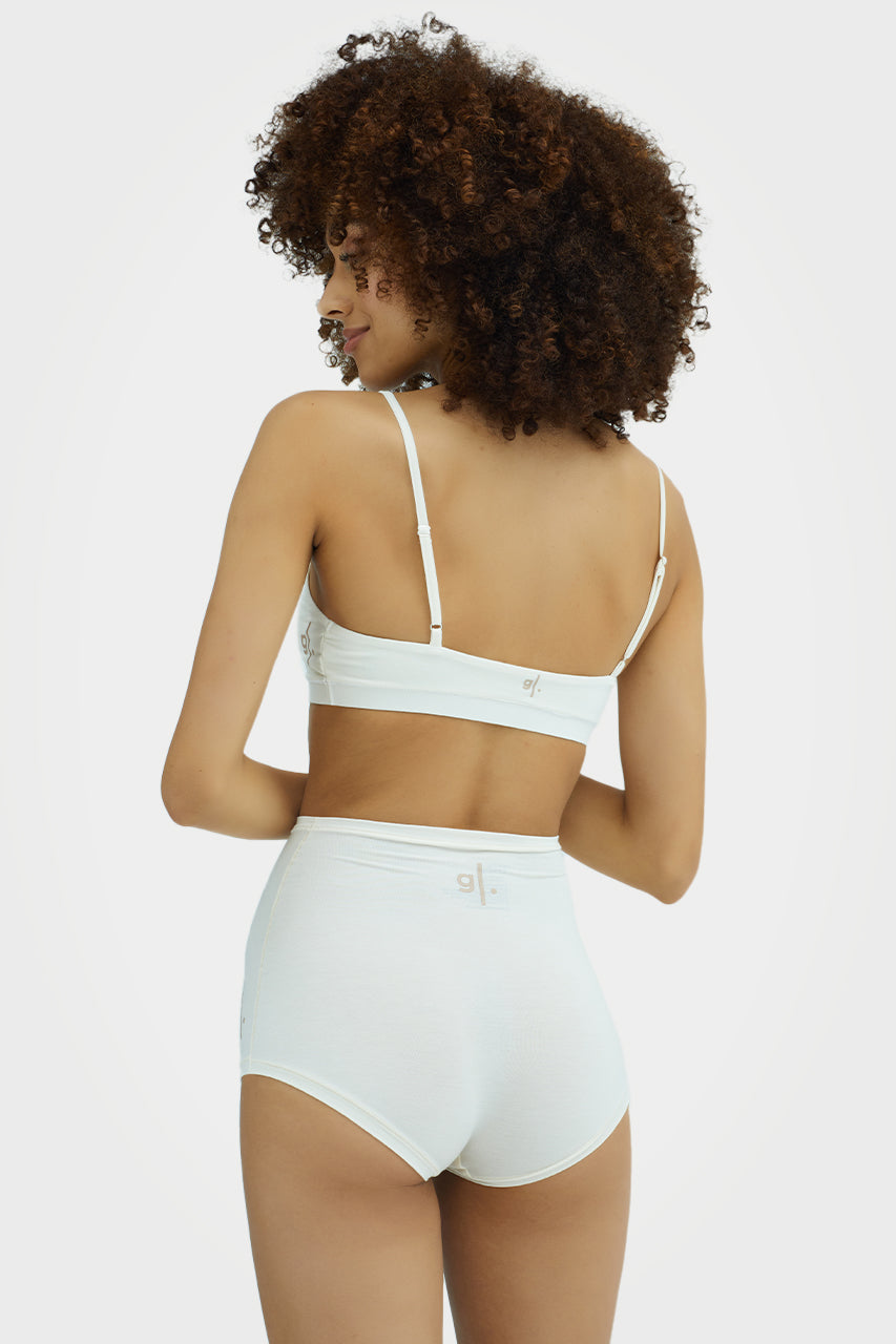 Organic Bamboo Women's High Waist Full Brief