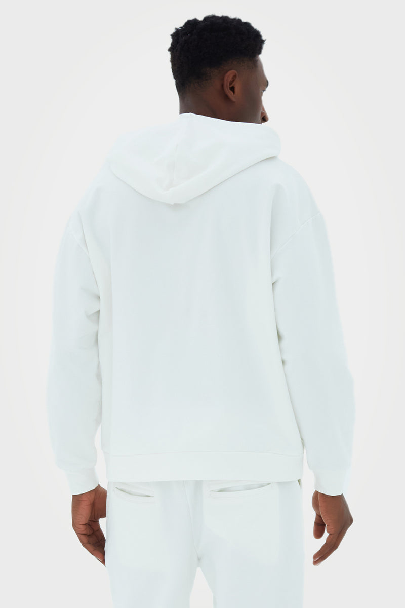 Organic Bamboo Men Oversized Zip Up Hoodie