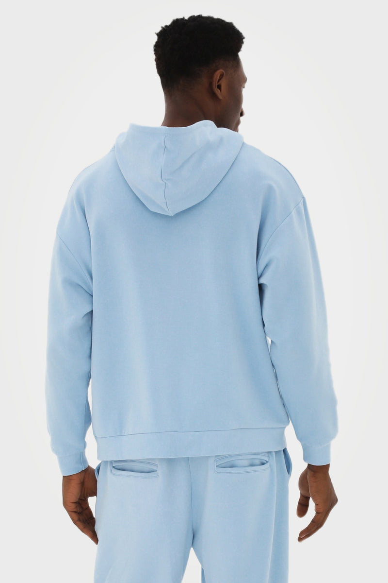 Organic Bamboo Men Oversized Zip Up Hoodie