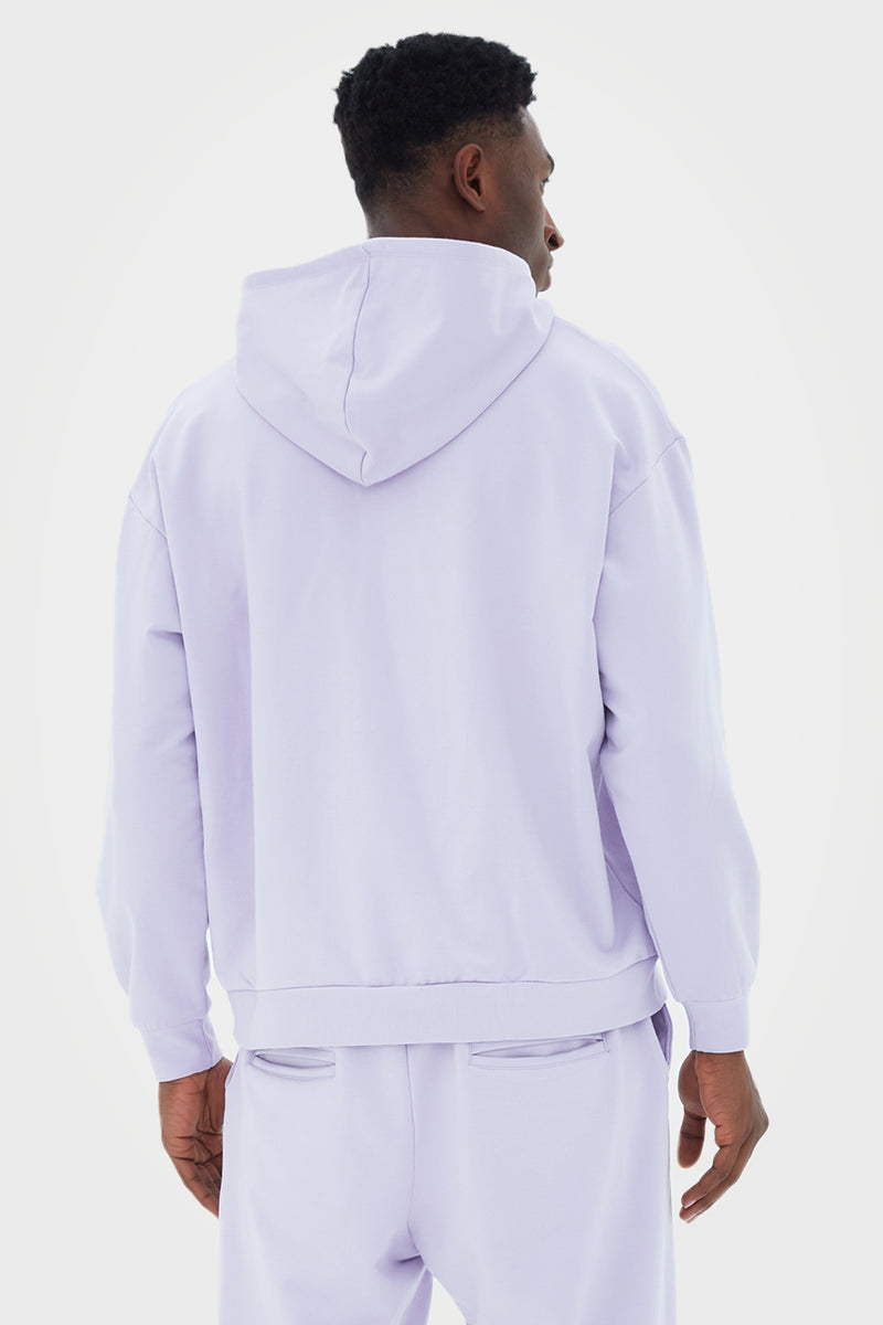 Organic Bamboo Men Oversized Zip Up Hoodie