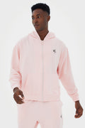 Organic Bamboo Men Oversized Zip Up Hoodie