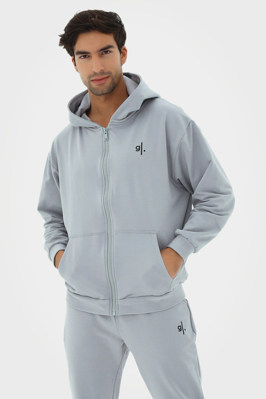 Mens oversized zip up hoodie on sale