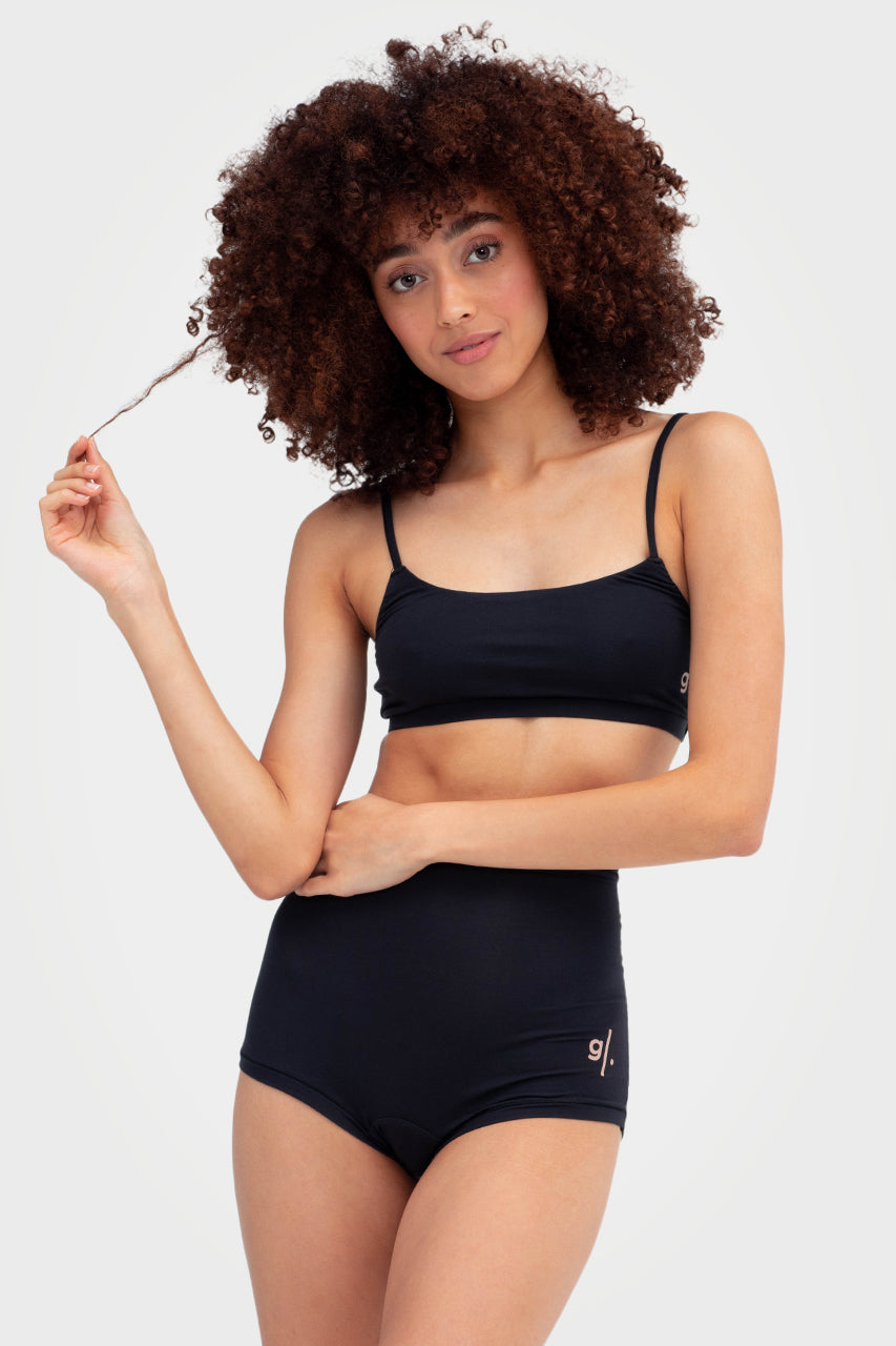 Organic Bamboo Women's High Waist Full Brief