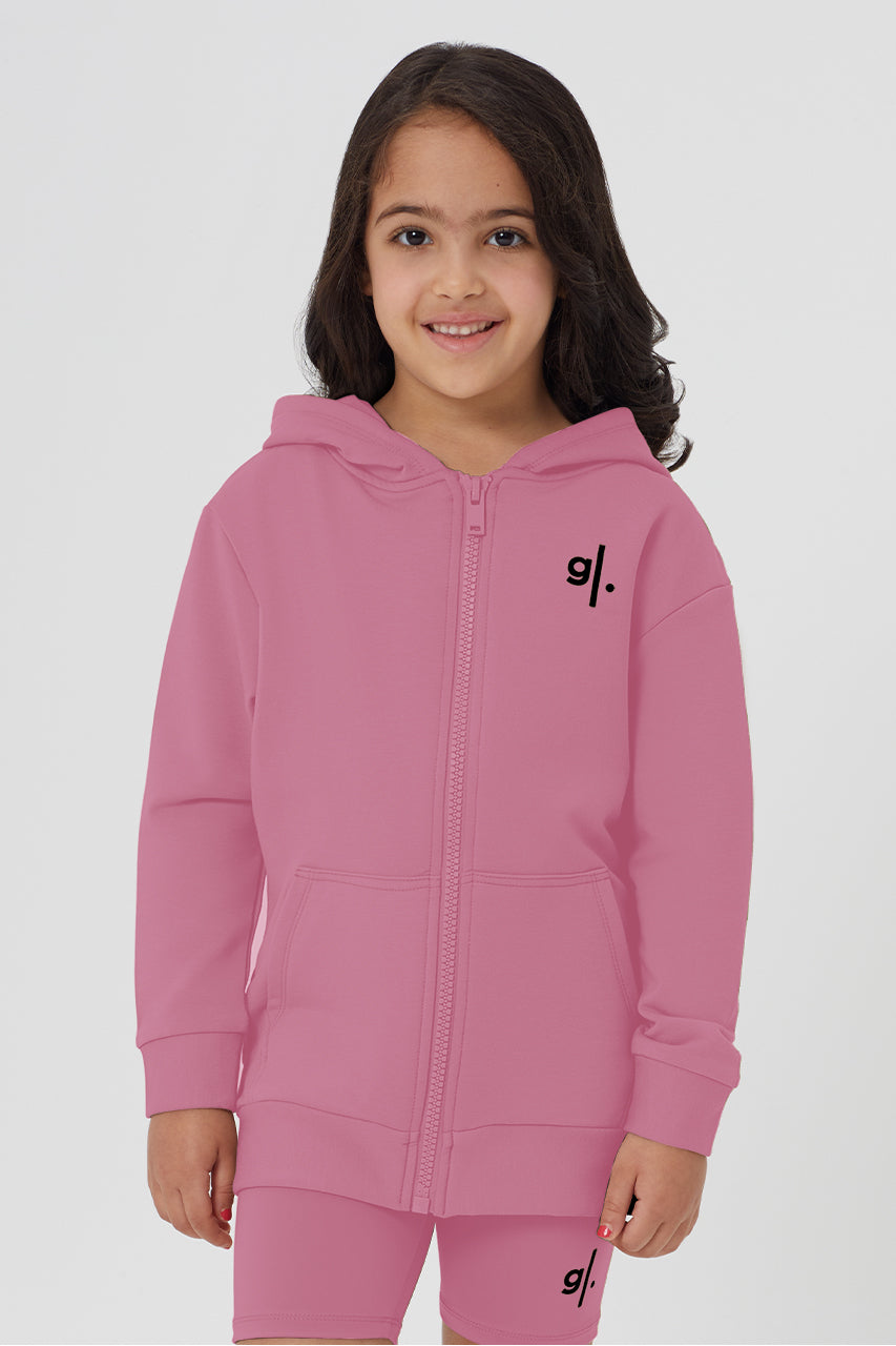 Organic Bamboo Cozy Zip Hoodie Girls