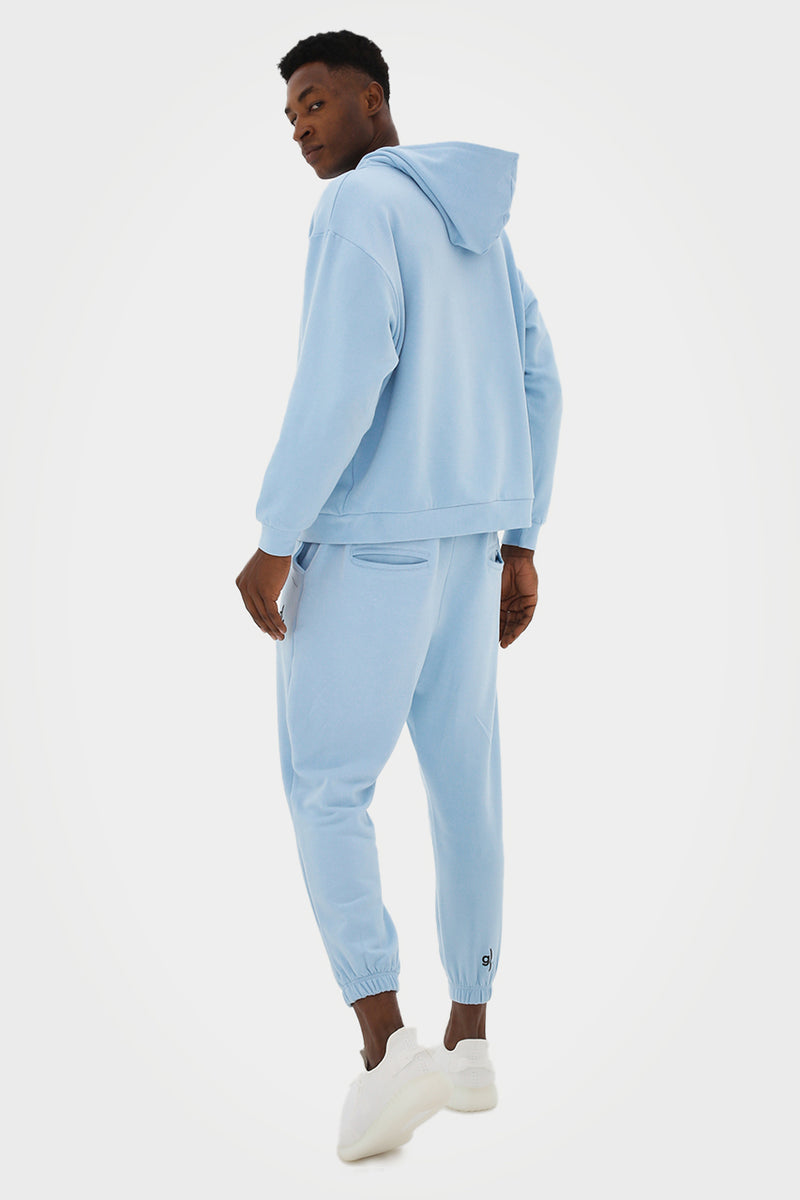Organic Bamboo Men Oversized Zip Up Hoodie