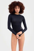 Organic Bamboo Women's Long Sleeve Crewneck Bodysuit