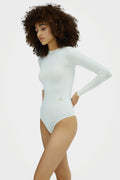 Organic Bamboo Women's Long Sleeve Crewneck Bodysuit