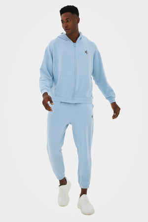 Organic Bamboo Men Oversized Zip Up Hoodie