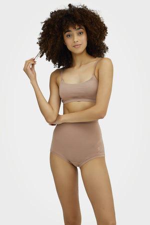 Organic Bamboo Women's High Waist Full Brief