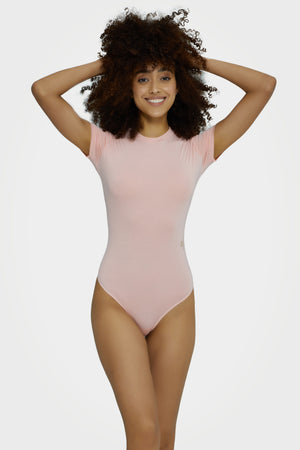 Organic Bamboo Women's Short Sleeve Crewneck Bodysuit