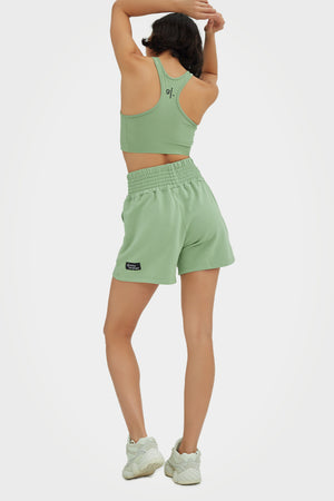 Organic Bamboo Women's High Waisted GL Shorts
