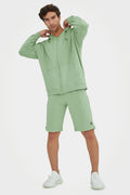 Organic Bamboo Men Oversized Zip Up Hoodie