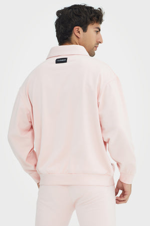Organic Bamboo Men Cozy Half Zip Slim Fit Jumper