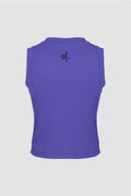 Women's Sustainable Sleeveless Crop High Neck Top