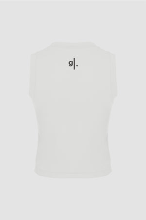 Women's Sustainable Sleeveless Crop High Neck Top