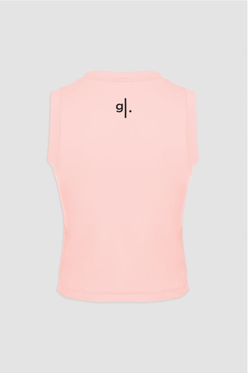 Women's Sustainable Sleeveless Crop High Neck Top