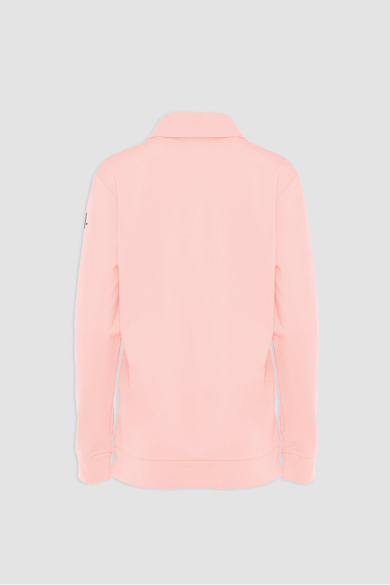 Organic Bamboo Women Cozy Half Zip Slim Fit Jumper