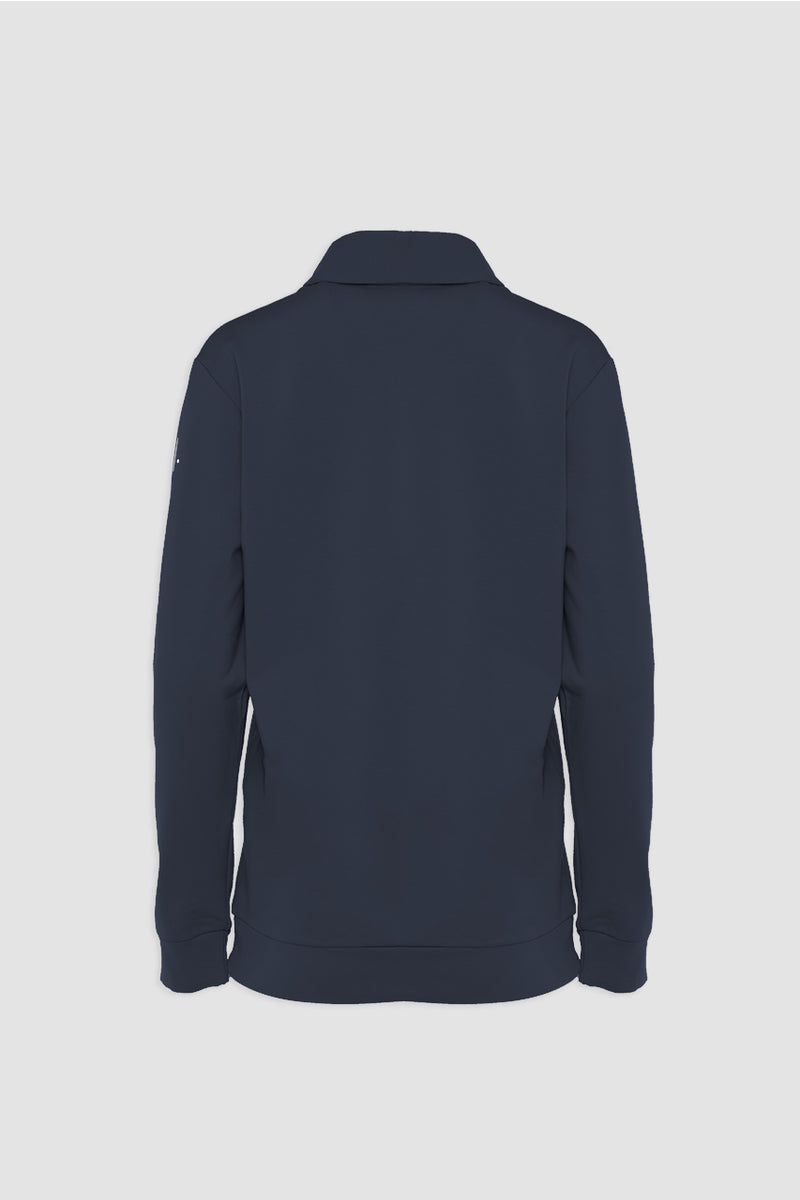 Organic Bamboo Women Cozy Half Zip Slim Fit Jumper