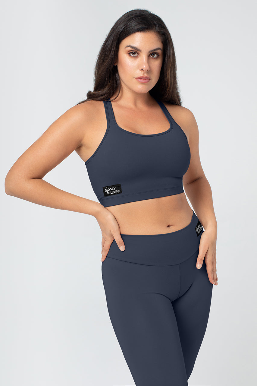 Women's Sustainable Sports Bra Racerback Long Line