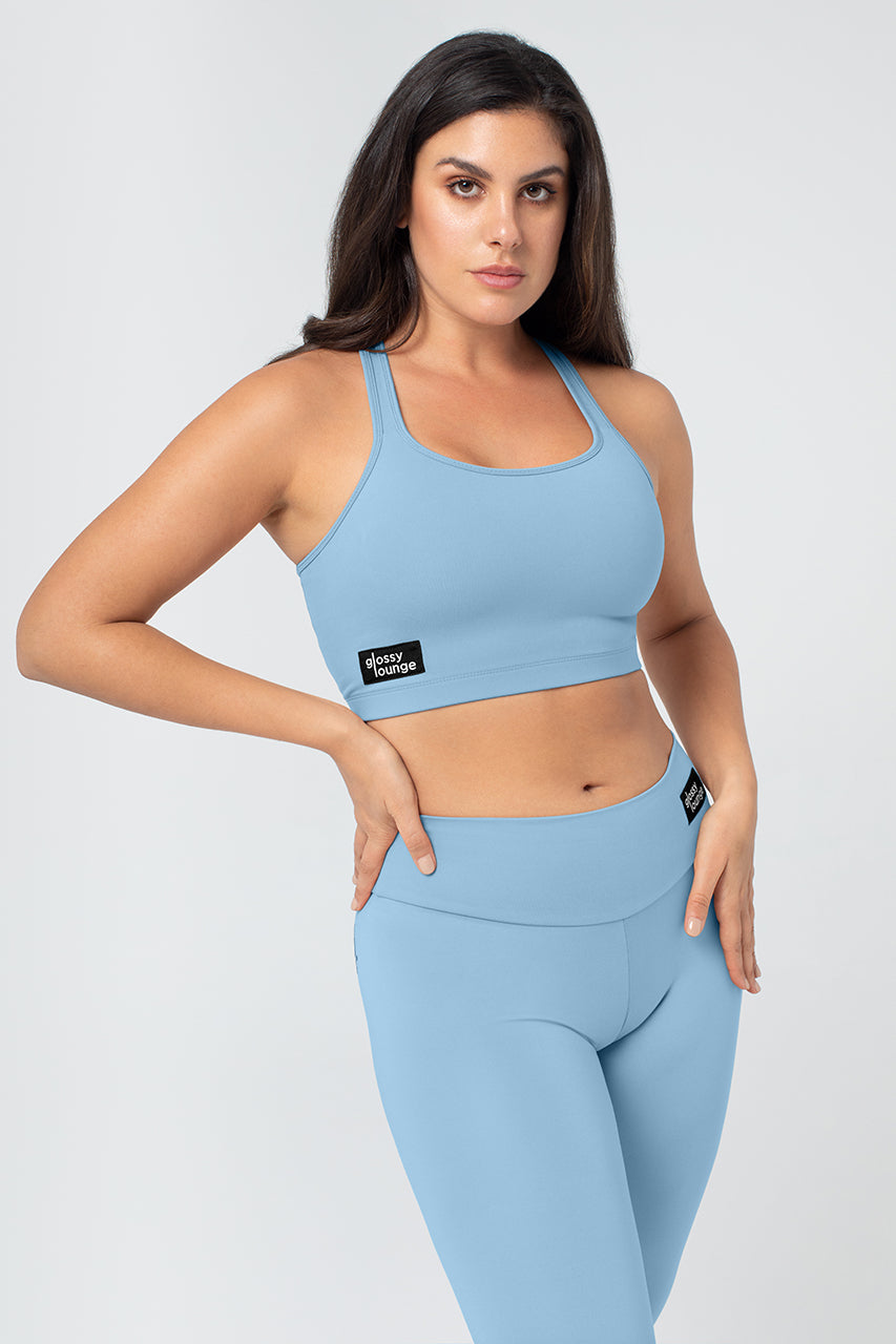Women's Sustainable Sports Bra Racerback Long Line