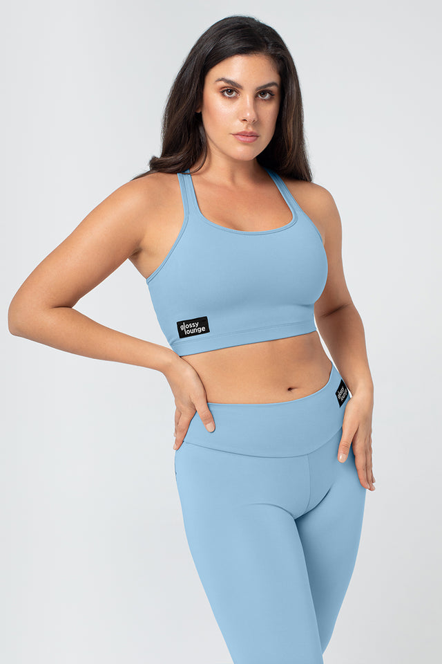 Women's Sustainable Sports Bra Racerback Long Line