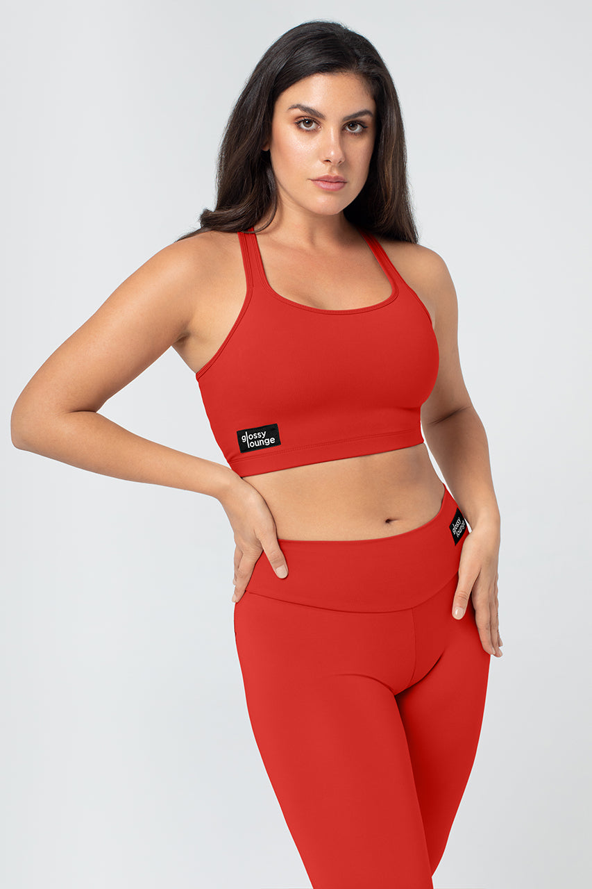 Women's Sustainable Sports Bra Racerback Long Line