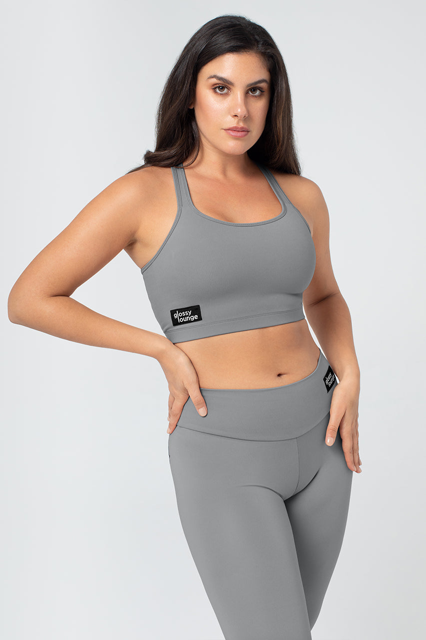 Women's Sustainable Sports Bra Racerback Long Line