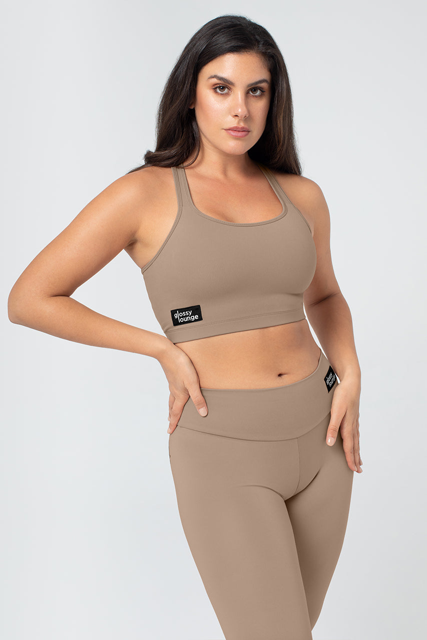 Women's Sustainable Sports Bra Racerback Long Line
