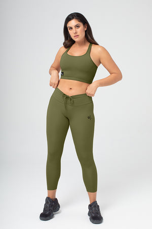 Women's Sustainable Sports Bra Racerback Long Line