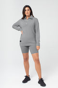 Organic Bamboo Women Cozy Half Zip Slim Fit Jumper