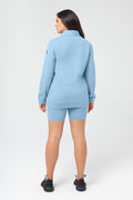 Organic Bamboo Women Cozy Half Zip Slim Fit Jumper