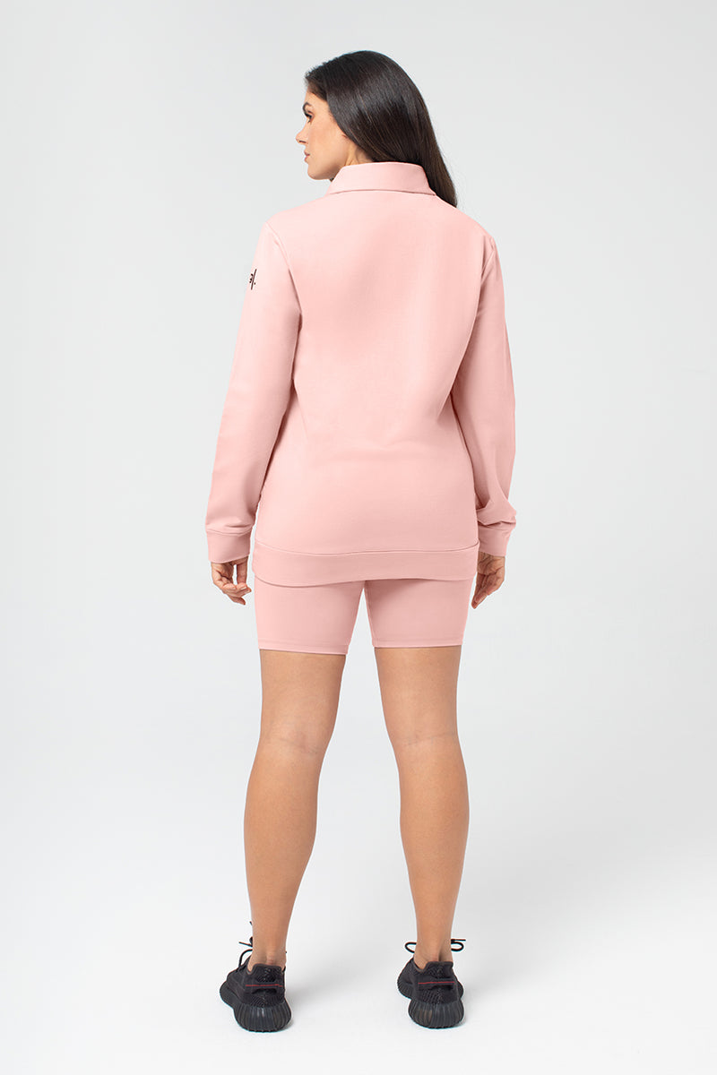Organic Bamboo Women Cozy Half Zip Slim Fit Jumper