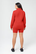 Organic Bamboo Women Cozy Half Zip Slim Fit Jumper