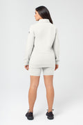 Organic Bamboo Women Cozy Half Zip Slim Fit Jumper