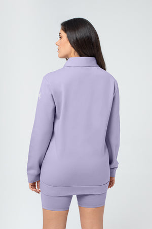 Organic Bamboo Women Cozy Half Zip Slim Fit Jumper