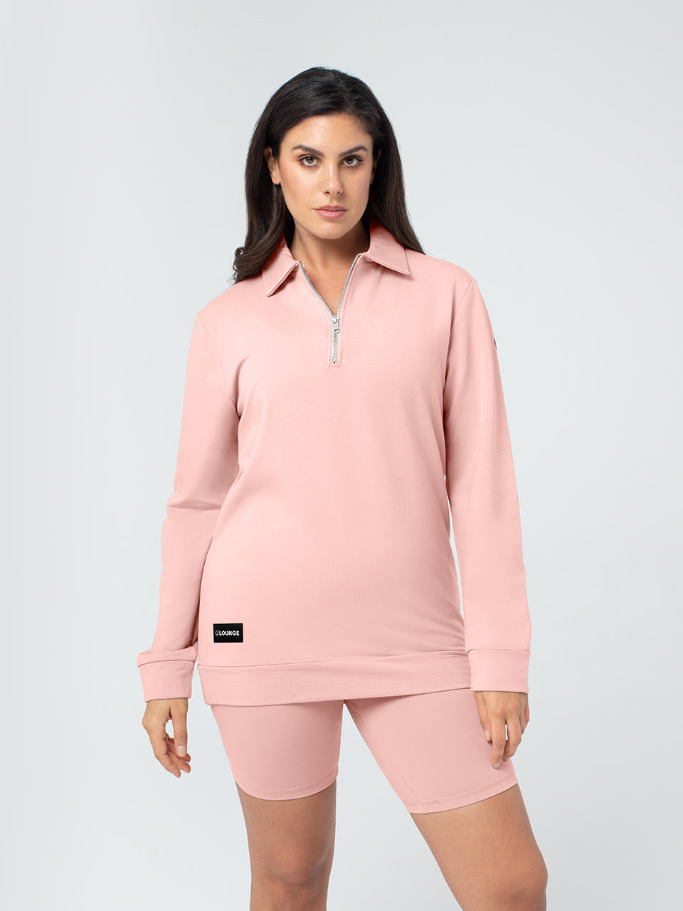 Organic Bamboo Women Cozy Half Zip Slim Fit Jumper