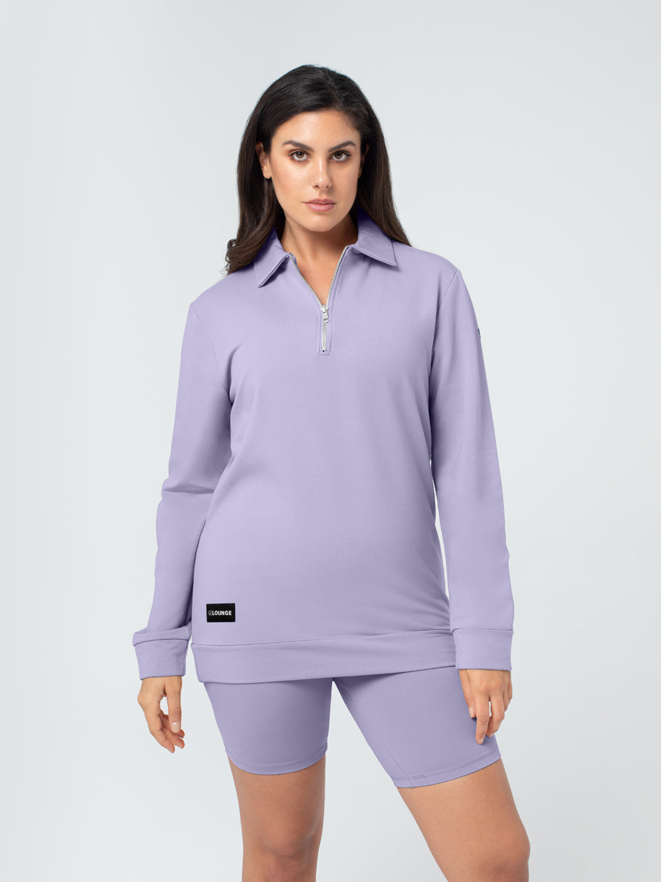 Organic Bamboo Women Cozy Half Zip Slim Fit Jumper
