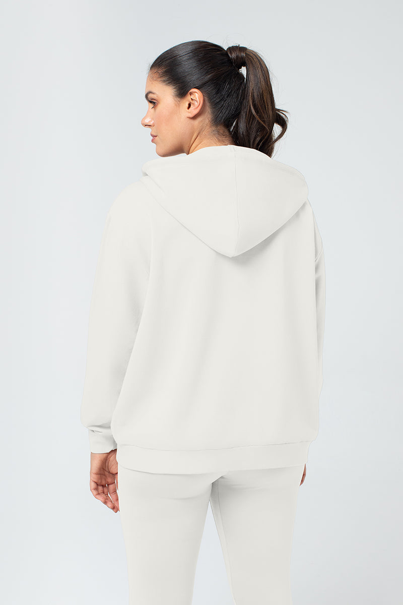 Organic Bamboo Women Oversized Zip Up Hoodie