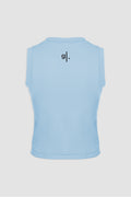 Women's Sustainable Sleeveless Crop High Neck Top