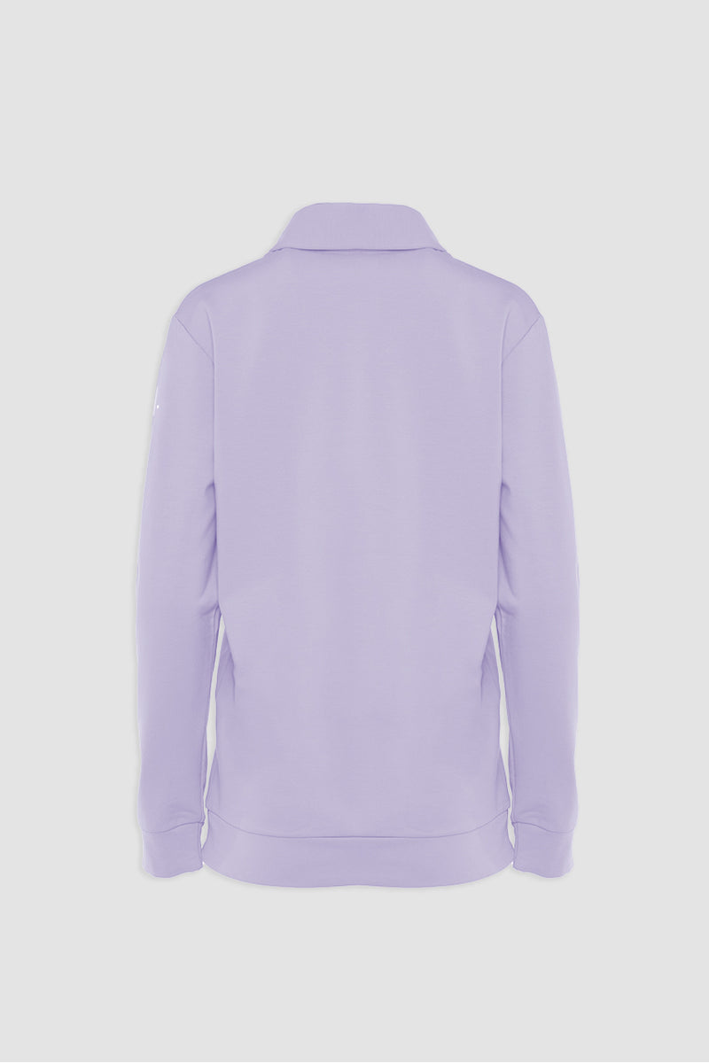 Organic Bamboo Women Cozy Half Zip Slim Fit Jumper