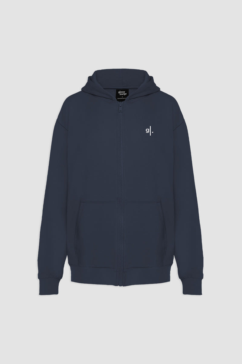 Organic Bamboo Women Oversized Zip Up Hoodie
