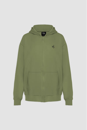Organic Bamboo Women Oversized Zip Up Hoodie