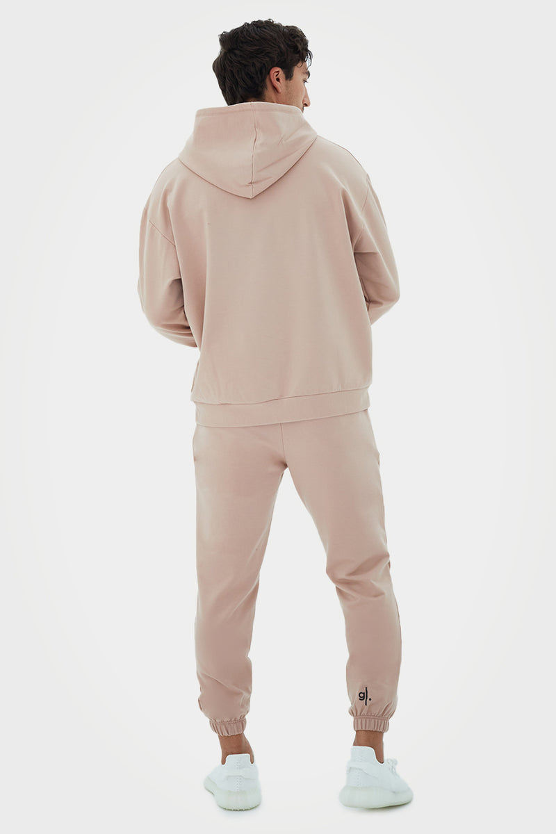 Organic Bamboo Men Oversized Zip Up Hoodie