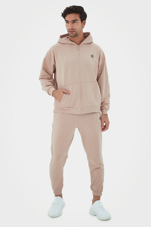 Organic Bamboo Men Oversized Zip Up Hoodie