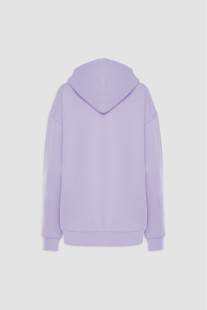 Organic Bamboo Women Oversized Zip Up Hoodie