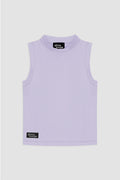 Women's Sustainable Sleeveless Crop High Neck Top