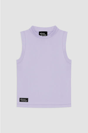 Women's Sustainable Sleeveless Crop High Neck Top