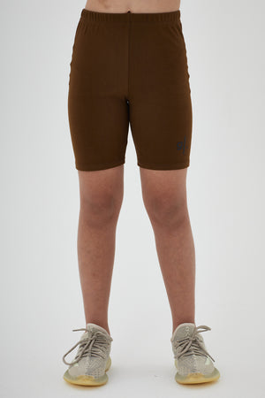 Girls Sustainable High Waist Biker Shorts